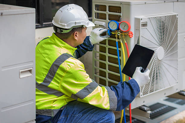 Professional Hvac Maintenance technician working in Point, TX